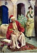 unknow artist Arab or Arabic people and life. Orientalism oil paintings 125 oil painting on canvas